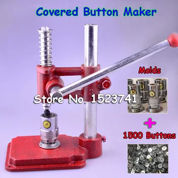 Fabric Covered Button Press Machine Handmade Fabric Self Cover Button Maker Machines Mold Tools 3 Molds 1500 pcs buttons
Fabric Covered Button Press Machine Handmade Fabric Self Cover Button Maker Machines Mold Tools 3 Molds 1500 pcs buttons