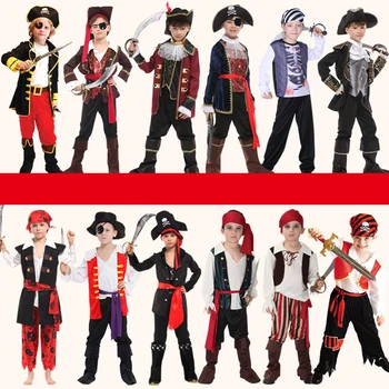 Carnival Purim kid pirate clothes costume for boys and girls full set cosplay Carnaval
Carnival Purim kid pirate clothes costume for boys and girls full set cosplay Carnaval