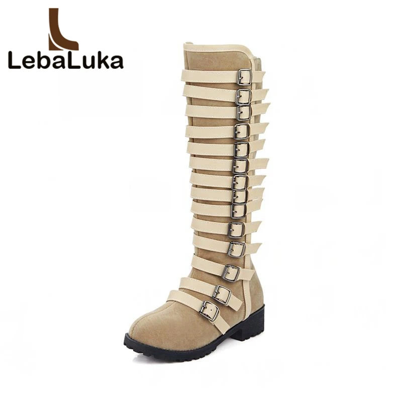 Tuyoki Women Round Toe Flat Knee Boots Women Warm Fur Winter Knight Boot Woman Buckle Style Shoes Footwear Size 33-46
Tuyoki Women Round Toe Flat Knee Boots Women Warm Fur Winter Knight Boot Woman Buckle Style Shoes Footwear Size 33-46