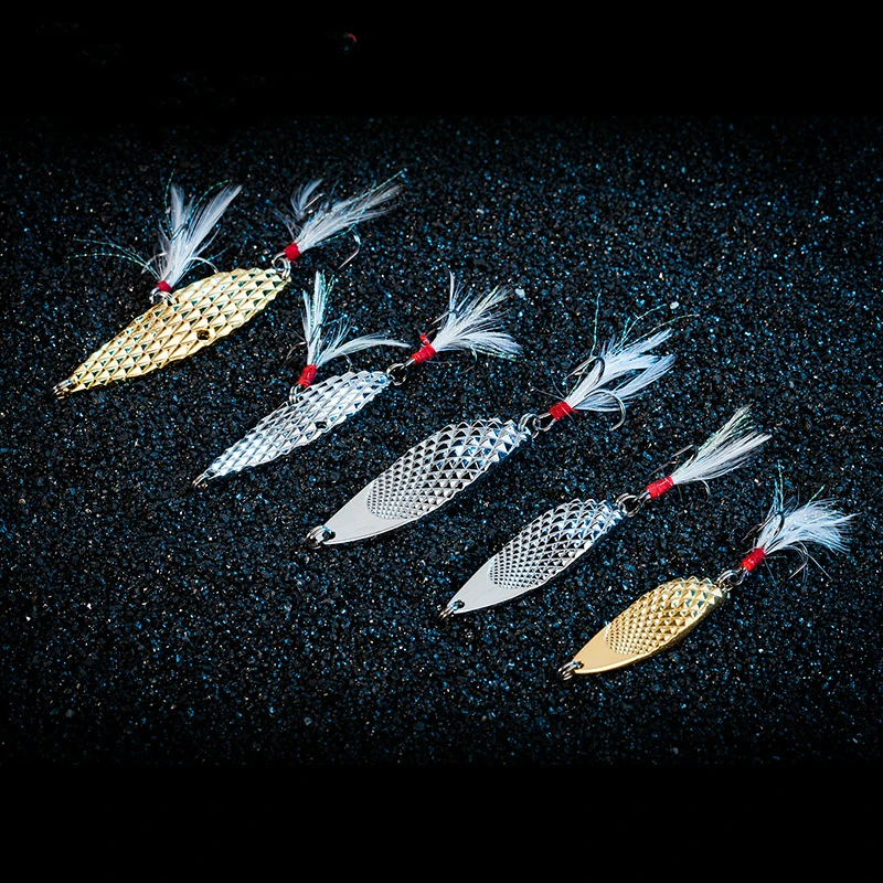10pcs Biomimetic Leech Metal Fishing Lure Spoon Sequins Paillette Hard Bait Artifical Fake Bait Mustad Hook Fishing Accessory
10pcs Biomimetic Leech Metal Fishing Lure Spoon Sequins Paillette Hard Bait Artifical Fake Bait Mustad Hook Fishing Accessory