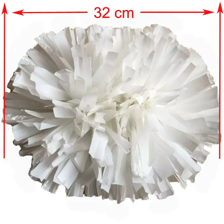 32CM White cheerleading pompoms (2pieces/lot) Cheers pompon with middle plastic handle Color can free combination
32CM White cheerleading pompoms (2pieces/lot) Cheers pompon with middle plastic handle Color can free combination