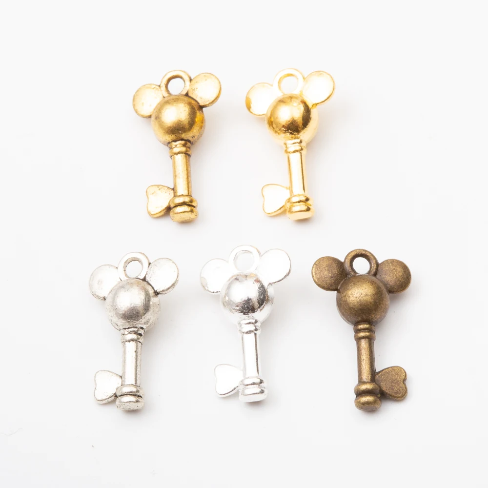 Wholesale 15 pcs Mickey Mouse key Pendant Alloy DIY Fashion charm Bracelet Necklace Jewelry Accessories 5706
Wholesale 15 pcs Mickey Mouse key Pendant Alloy DIY Fashion charm Bracelet Necklace Jewelry Accessories 5706
