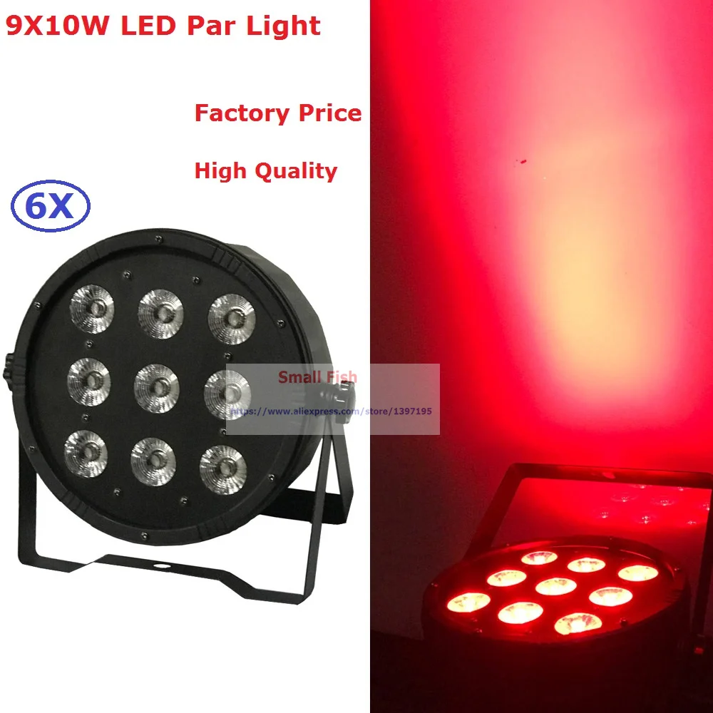 6XLot LED Stage Lights 9X10W RGBW Quad Color Par LED DMX Stage Lighting Effect DMX512 Master-Slave Led Flat For DJ Disco Party
6XLot LED Stage Lights 9X10W RGBW Quad Color Par LED DMX Stage Lighting Effect DMX512 Master-Slave Led Flat For DJ Disco Party