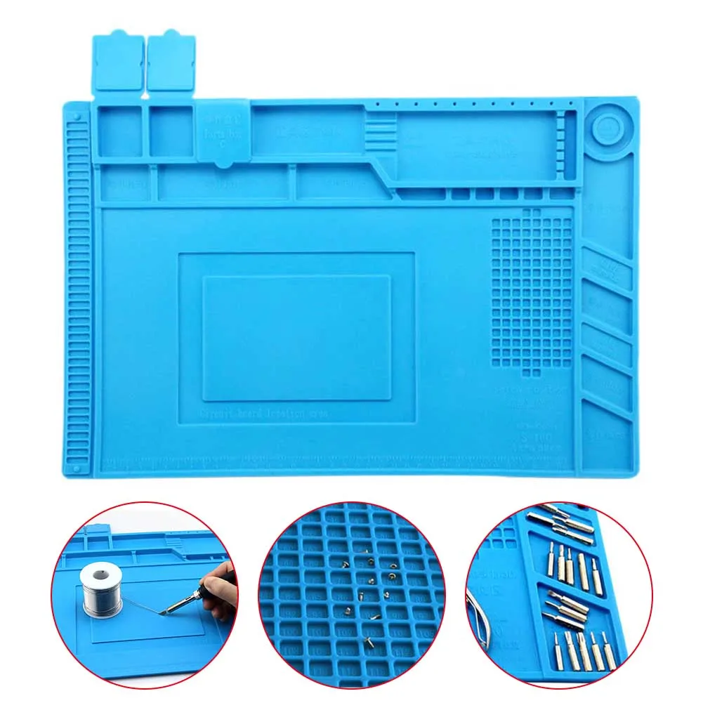 Silicone Soldering Pad Mat Heat Insulation Maintenance Platform With Magnetic For Repair Station MAL999
Silicone Soldering Pad Mat Heat Insulation Maintenance Platform With Magnetic For Repair Station MAL999