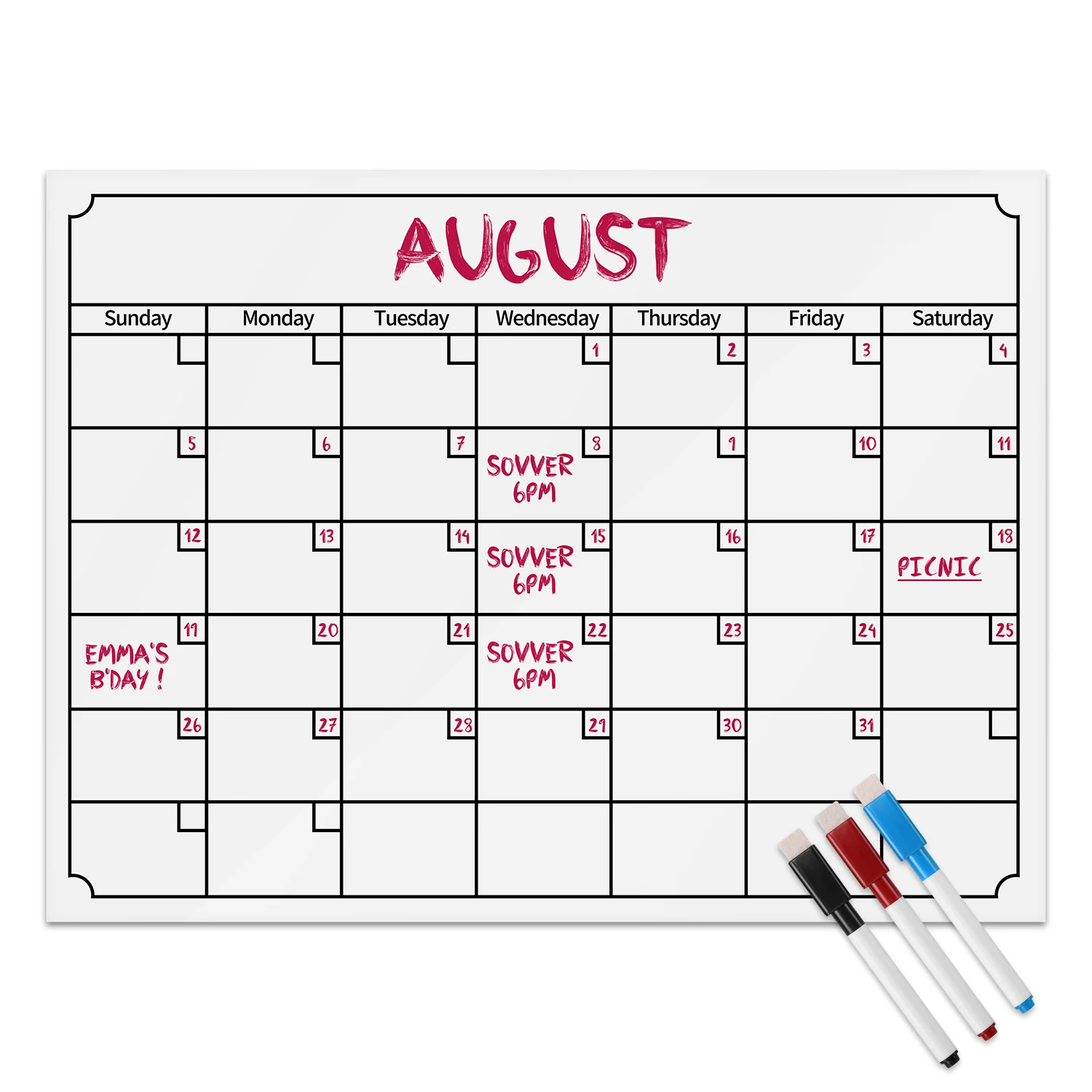 2018 Refrigerator Calendar Monthly Weekly Planner Note Wall Art Sticker Magnetic Calendar White Board Erase
2018 Refrigerator Calendar Monthly Weekly Planner Note Wall Art Sticker Magnetic Calendar White Board Erase
