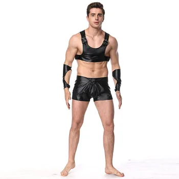 Men Leather Lingerie Set Boxers Trunks Underwear Wet Look Shorts Boxershorts Homme Black Vinyl Lingerie Leatherette Boxers M-XXL
Men Leather Lingerie Set Boxers Trunks Underwear Wet Look Shorts Boxershorts Homme Black Vinyl Lingerie Leatherette Boxers M-XXL