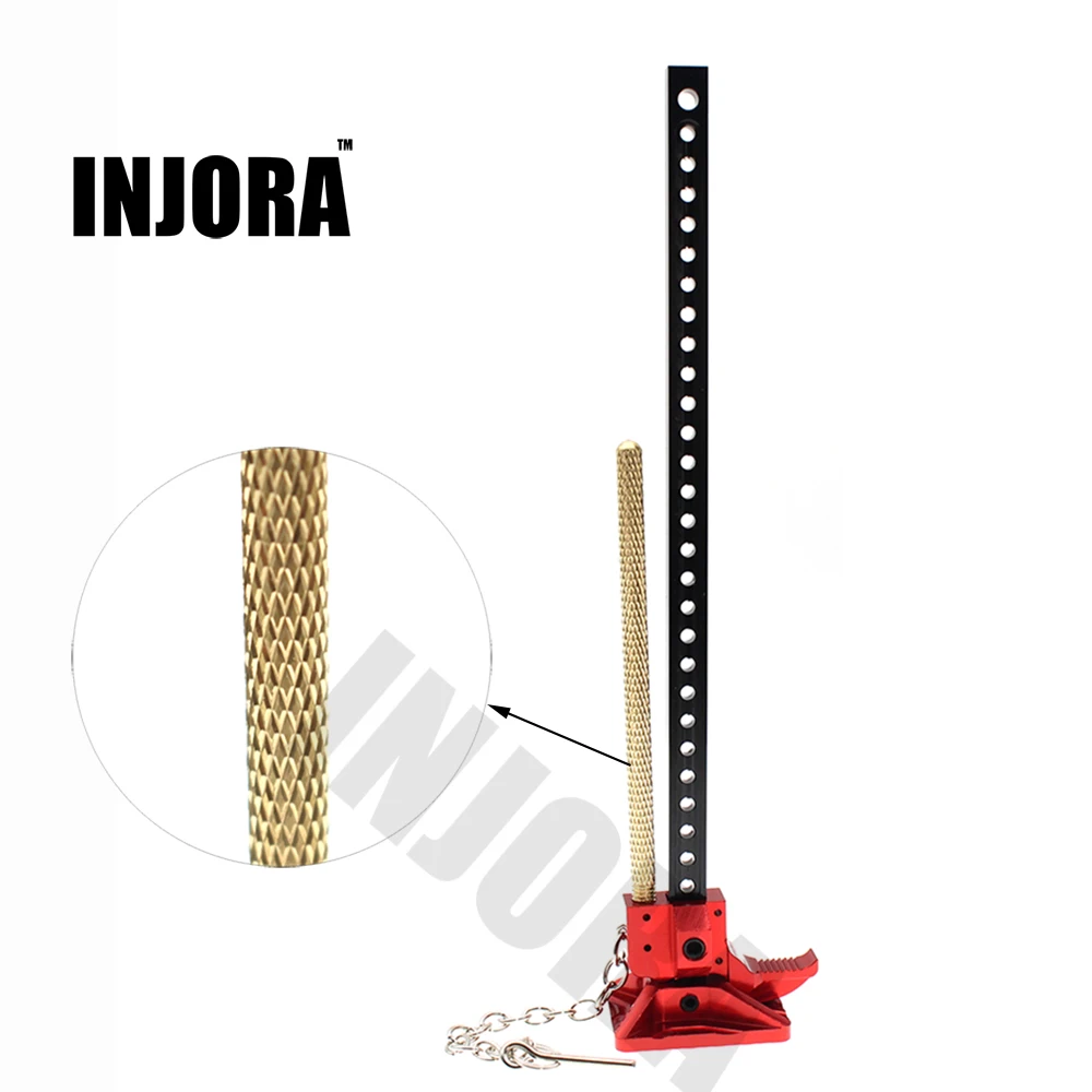 INJORA RC Rock Crawler 1:10 Accessories Golden Metal Slideable Jack Tool for Axial SCX10 Tamiya CC01 D90 D110 TF2
INJORA RC Rock Crawler 1:10 Accessories Golden Metal Slideable Jack Tool for Axial SCX10 Tamiya CC01 D90 D110 TF2