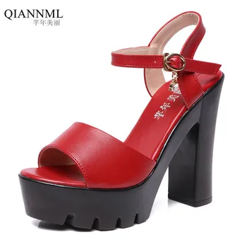 Block Heels Platform Sandals Women Summer Shoes 2019 Split Leather High Heel Sandals Ladies Elegant Office Sandal White Red
Block Heels Platform Sandals Women Summer Shoes 2019 Split Leather High Heel Sandals Ladies Elegant Office Sandal White Red