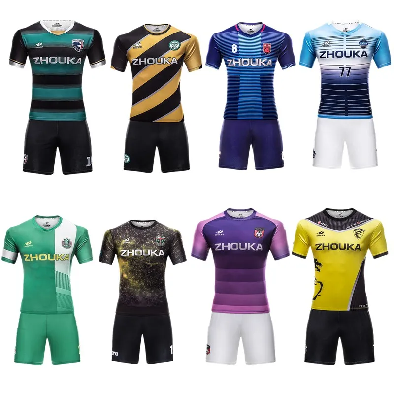 Soccer Uniform Sets For Boys Breathable Sublimation Printing Soccer Jerseys Men Training Tracksuit Sport Kit Football Wear
Soccer Uniform Sets For Boys Breathable Sublimation Printing Soccer Jerseys Men Training Tracksuit Sport Kit Football Wear