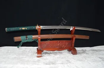 41" JAPANESE SAMURAI SWORD KATANA FULL TANG T10 Clay Tempered Unokubi Zukuri Blade HUALEE WOOD BULL HORN SHEATH HAND MADE CUSTOM
41" JAPANESE SAMURAI SWORD KATANA FULL TANG T10 Clay Tempered Unokubi Zukuri Blade HUALEE WOOD BULL HORN SHEATH HAND MADE CUSTOM