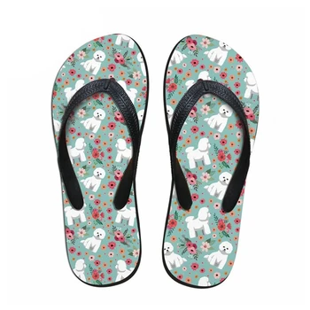 NOISYDESIGNS Cute Bichon Fris Printed Lady's Summer Beach Flip Flops Female Flats Slip-on House Slippers Woman Women Flip Flops
NOISYDESIGNS Cute Bichon Fris Printed Lady's Summer Beach Flip Flops Female Flats Slip-on House Slippers Woman Women Flip Flops