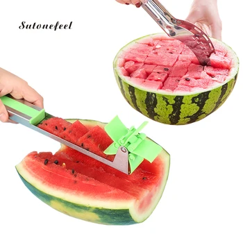 Windmill Shaped Melon Slicer with Scale Creative Watermelon Knife Cutter for Fruit Salad Make Fruit Slicer Kitchen Tool
Windmill Shaped Melon Slicer with Scale Creative Watermelon Knife Cutter for Fruit Salad Make Fruit Slicer Kitchen Tool