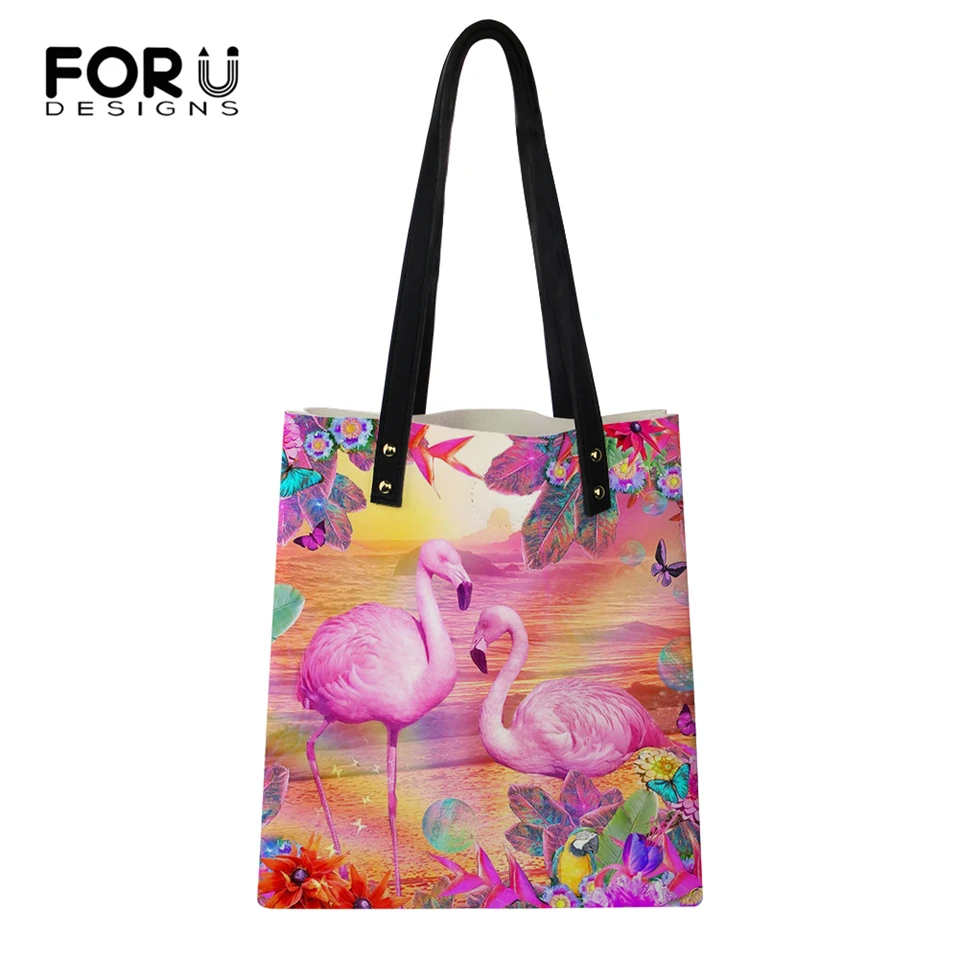 FORUDESIGNS Women Fashion Handbags Beauty Flamingos Pattern Girls Shoulder Bags Casual Large Capacity Travel Storage Package Bag
FORUDESIGNS Women Fashion Handbags Beauty Flamingos Pattern Girls Shoulder Bags Casual Large Capacity Travel Storage Package Bag