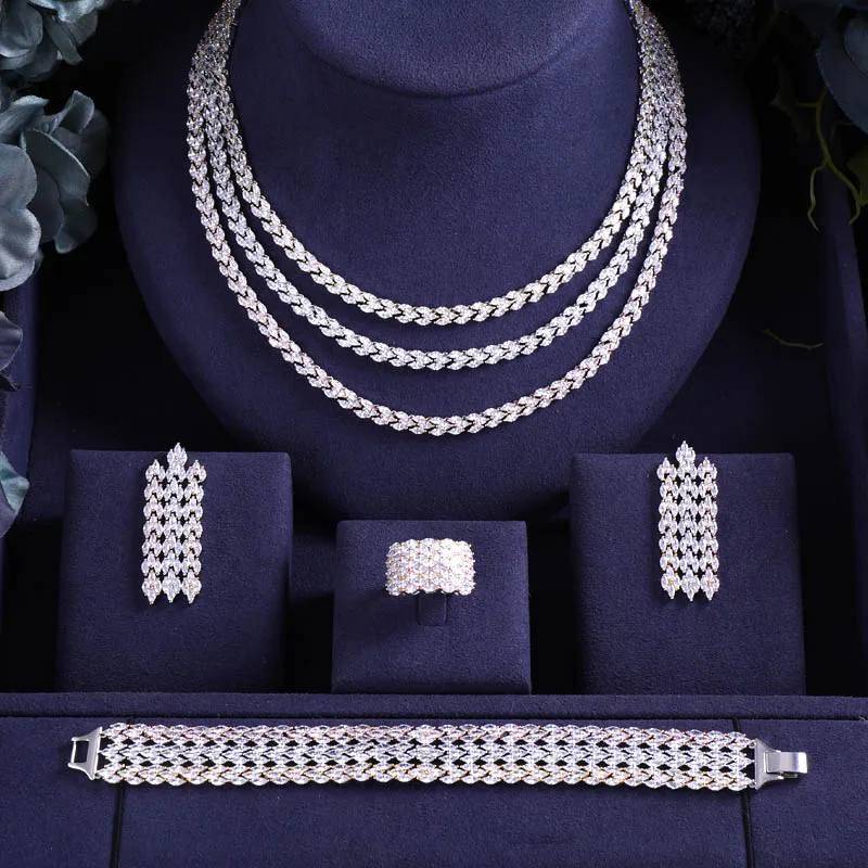 jankelly Hotsale African 4pcs Bridal Jewelry Sets New Fashion Dubai Full Jewelry Set For Women Wedding Party Accessories Design
jankelly Hotsale African 4pcs Bridal Jewelry Sets New Fashion Dubai Full Jewelry Set For Women Wedding Party Accessories Design