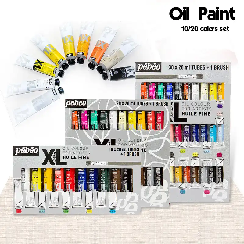 Pebeo Oil Paint Color Chart