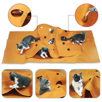 120X90CM Creative Cat Litter Pad Cat Activity Play Mat Pet Bite Training Pad Felt Cloth
120X90CM Creative Cat Litter Pad Cat Activity Play Mat Pet Bite Training Pad Felt Cloth