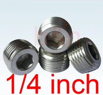 1/4'' Stainless steel hex plug ss 304 choke end cap pipe pressure plug oil dam plug screw
1/4'' Stainless steel hex plug ss 304 choke end cap pipe pressure plug oil dam plug screw
