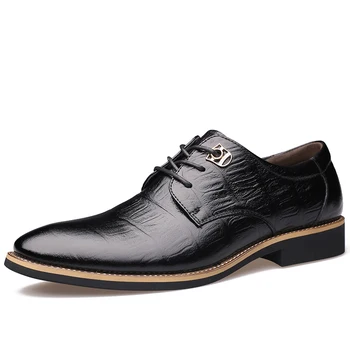 Spring autumn new men's leather shoes business embossed men's shoes low cut dress shoes dropshipping
Spring autumn new men's leather shoes business embossed men's shoes low cut dress shoes dropshipping