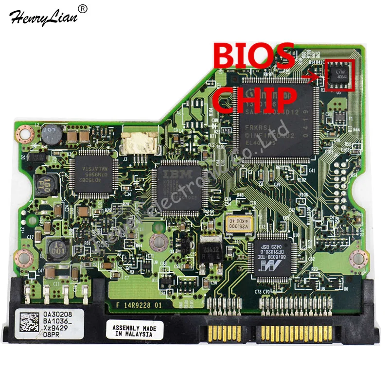 HDD PCB для/логическая плата/номер платы: F 14R9228 01 микросхема основного контроллера: