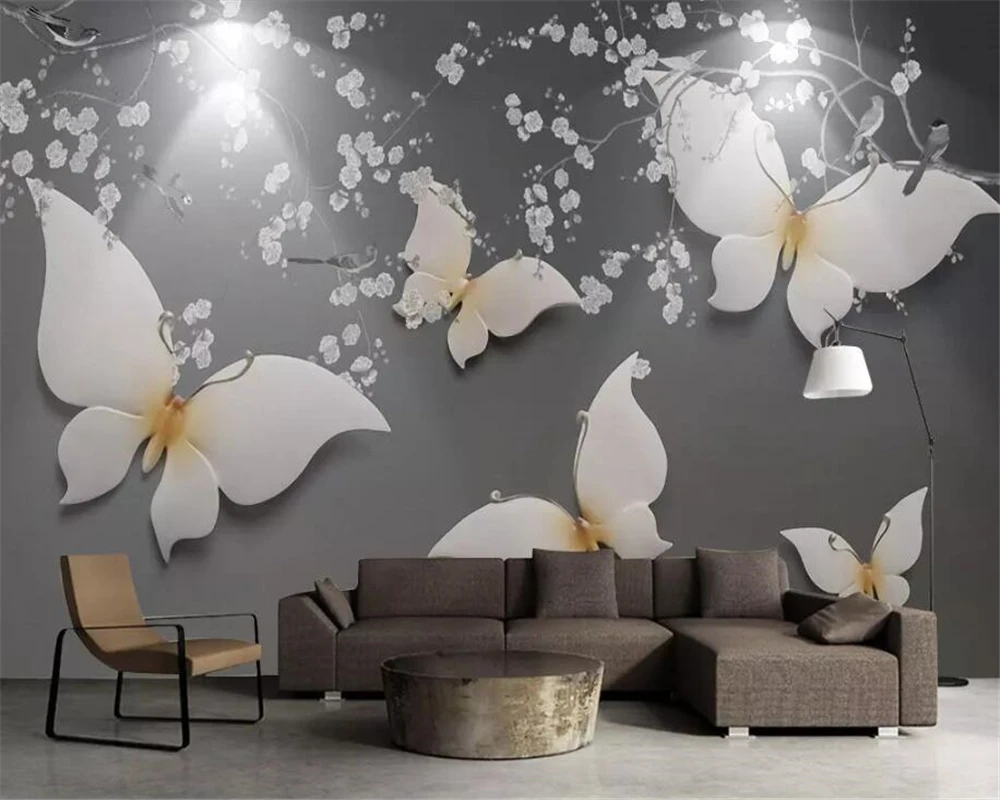 beibehang Custom Wallpaper Murals Large Wall Painting Butterfly relief wall papers home decor Living room wall 3d wallpaper
beibehang Custom Wallpaper Murals Large Wall Painting Butterfly relief wall papers home decor Living room wall 3d wallpaper