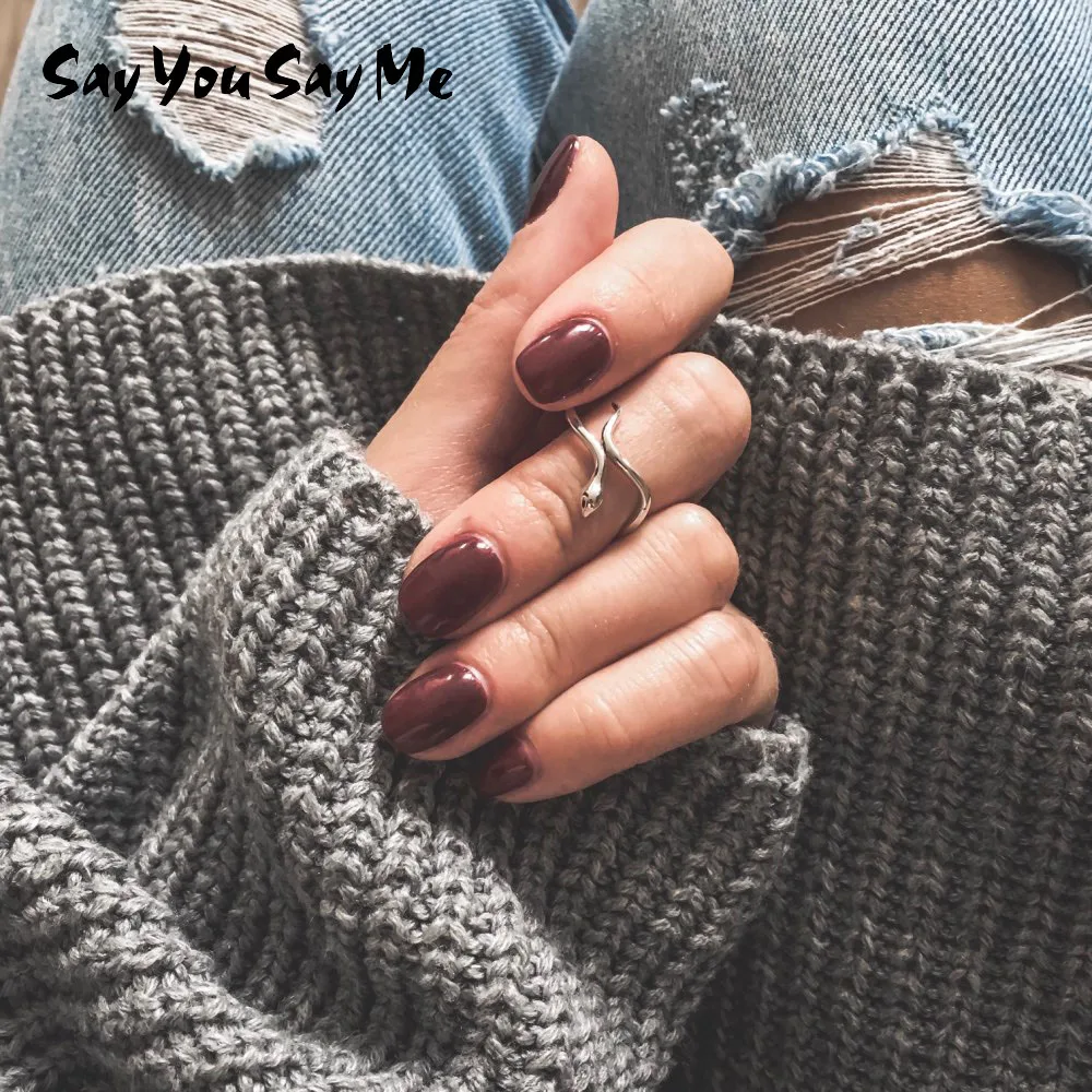 Say You Say Me 925 Sterling Silver Snake Rings Punk Unisex For Gift Casual Rings Trendy Resizable Style Dropshipping
Say You Say Me 925 Sterling Silver Snake Rings Punk Unisex For Gift Casual Rings Trendy Resizable Style Dropshipping