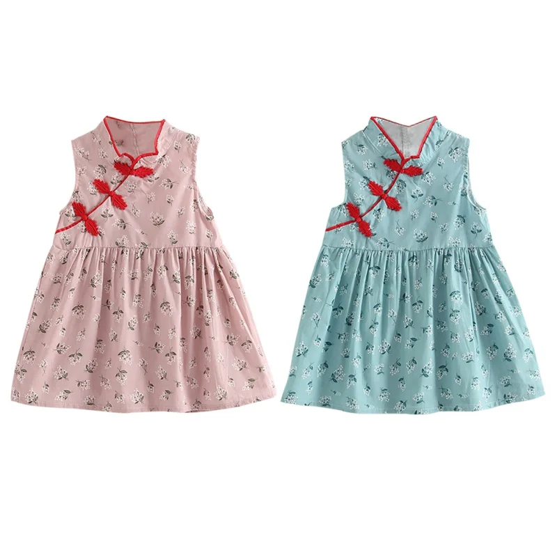 New-arrival Kids Girls Cute Flower Printed Dress Chinese Style Vintage Cheongsam Dresses Qipao Baby Clothes W
New-arrival Kids Girls Cute Flower Printed Dress Chinese Style Vintage Cheongsam Dresses Qipao Baby Clothes W