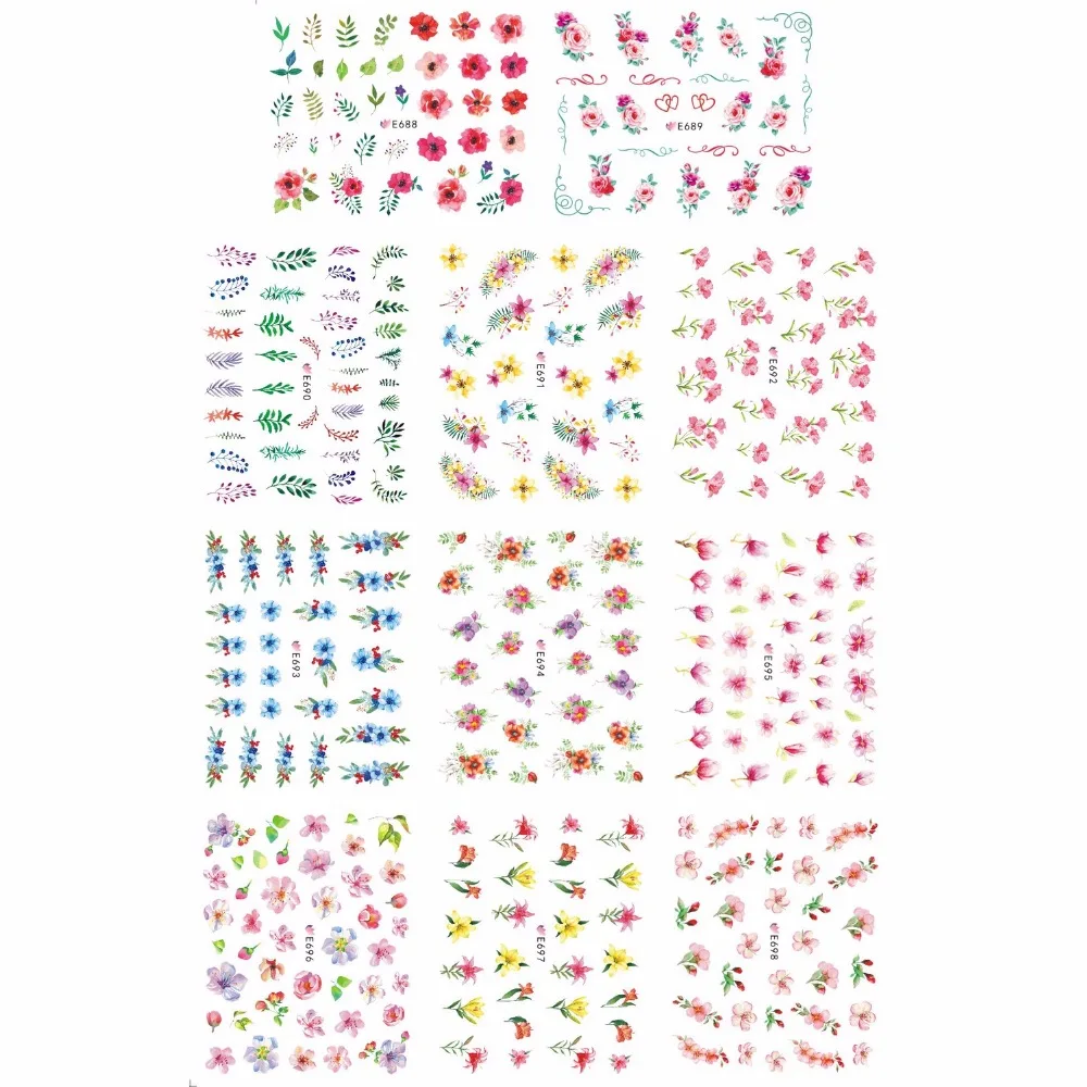 11 PCS / LOT SIMULATION SELF-ADHESIVE 3D NAIL TATTOOS STICKER SLIDER FLOWER CAMELLIA HYDRANGEA YUCCA ORCHID E688-E698
11 PCS / LOT SIMULATION SELF-ADHESIVE 3D NAIL TATTOOS STICKER SLIDER FLOWER CAMELLIA HYDRANGEA YUCCA ORCHID E688-E698