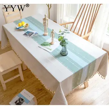 Nordic Simple Table Cloth Modern Blue Striped Canvas Mantel Mesa Tablecloth Table Cover Towel Mantel Tapete Home Decoration
Nordic Simple Table Cloth Modern Blue Striped Canvas Mantel Mesa Tablecloth Table Cover Towel Mantel Tapete Home Decoration