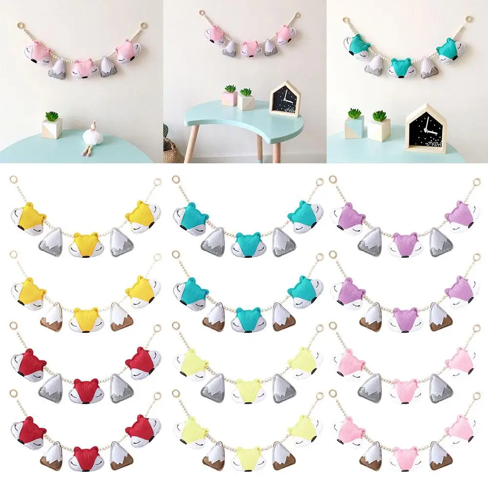 45# Funny Cute Fox Wooden Beads String Kids Room Wall Ornament Play Tent Hanging Decor Wall Ornament
45# Funny Cute Fox Wooden Beads String Kids Room Wall Ornament Play Tent Hanging Decor Wall Ornament