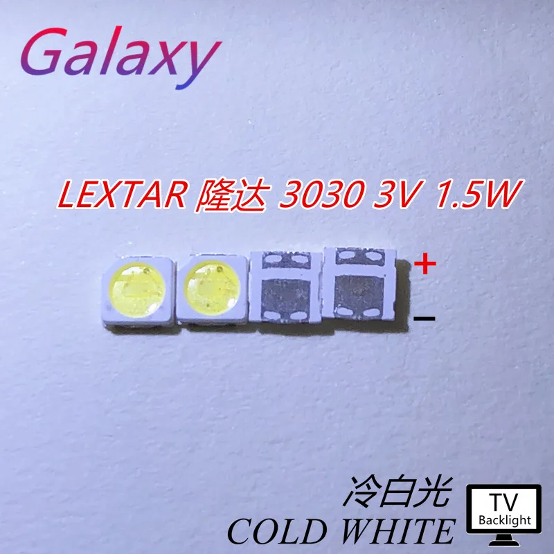 Lextar LED подсветка Высокая мощность 1 5 Вт 3030 3 в холодный белый 150 187LM PT30W45 V1 ТВ