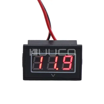 Waterproof Digital Meter DC2.5~30V Voltmeter Red Led Display Voltage Monitor Meter DC12V 24V Volt Meter for Car Motorcycle etc
Waterproof Digital Meter DC2.5~30V Voltmeter Red Led Display Voltage Monitor Meter DC12V 24V Volt Meter for Car Motorcycle etc