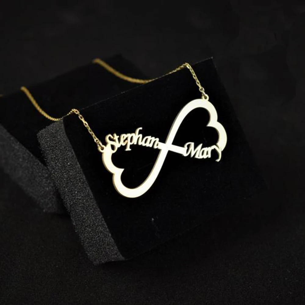 FYW Heart Infinity Necklace Personalized Necklaces Infinity Heart Necklace Pendant Jewelry Couple Lover's Best Gifts
FYW Heart Infinity Necklace Personalized Necklaces Infinity Heart Necklace Pendant Jewelry Couple Lover's Best Gifts