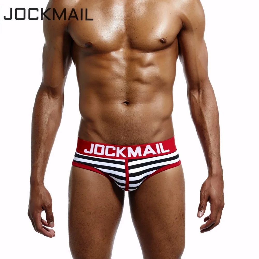 JOCKMAIL Brand 4PCS/Lot Men Underwear briefs Cotton Striped Sexy calzoncillos hombre slips cuecas gay male panties gay Underwear
JOCKMAIL Brand 4PCS/Lot Men Underwear briefs Cotton Striped Sexy calzoncillos hombre slips cuecas gay male panties gay Underwear