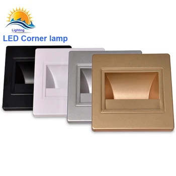 LED Corner Wall Lamp for Step AC85-265V Recessed Sconce Light for Indoor LED Inwall Lighting with 86 Install Box(3000K Color)
LED Corner Wall Lamp for Step AC85-265V Recessed Sconce Light for Indoor LED Inwall Lighting with 86 Install Box(3000K Color)