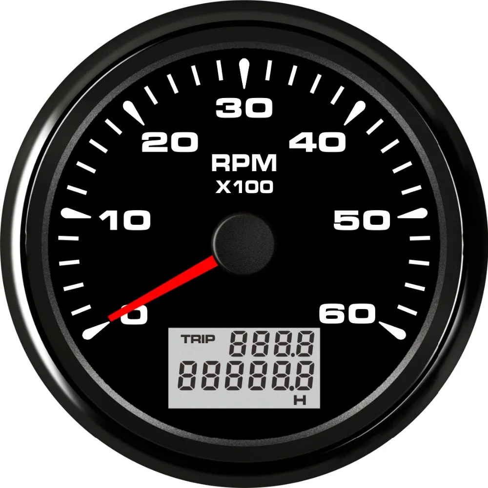Tachometer Tacho Gauge 6000RPM for Auto Marine Yacht Vehicle with 8 Colors Backlight 85mm 9-32V
Tachometer Tacho Gauge 6000RPM for Auto Marine Yacht Vehicle with 8 Colors Backlight 85mm 9-32V