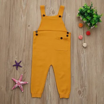 Kids Baby Boys Girls Knitted Overalls Strap Rompers Jumpsuit Newborn Sleeveless Pocket Baby Boy Girl drop drop shipping
Kids Baby Boys Girls Knitted Overalls Strap Rompers Jumpsuit Newborn Sleeveless Pocket Baby Boy Girl drop drop shipping