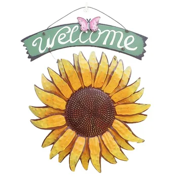 Wooden Sunflower Welcome Sign Decorative Vintage Metal Wall Hanging Home Garden Courtyard Decor Welcome Wooden Hanging Ornament
Wooden Sunflower Welcome Sign Decorative Vintage Metal Wall Hanging Home Garden Courtyard Decor Welcome Wooden Hanging Ornament