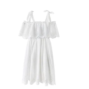Summer Girls Dress New 2019 Children Cotton Strapless Evening Dress 3-14Y Baby Girl Clothes Kids White Lace Princess Dress
Summer Girls Dress New 2019 Children Cotton Strapless Evening Dress 3-14Y Baby Girl Clothes Kids White Lace Princess Dress