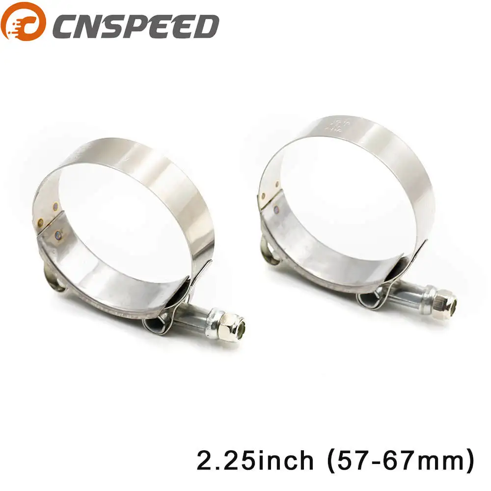 CNSPEED Universal 2.25 Inch (57mm-67mm) Silicone Turbo Hose Coupler T Bolt Super Clamp Kit Exhaust Pipes Turbo Clamp
CNSPEED Universal 2.25 Inch (57mm-67mm) Silicone Turbo Hose Coupler T Bolt Super Clamp Kit Exhaust Pipes Turbo Clamp