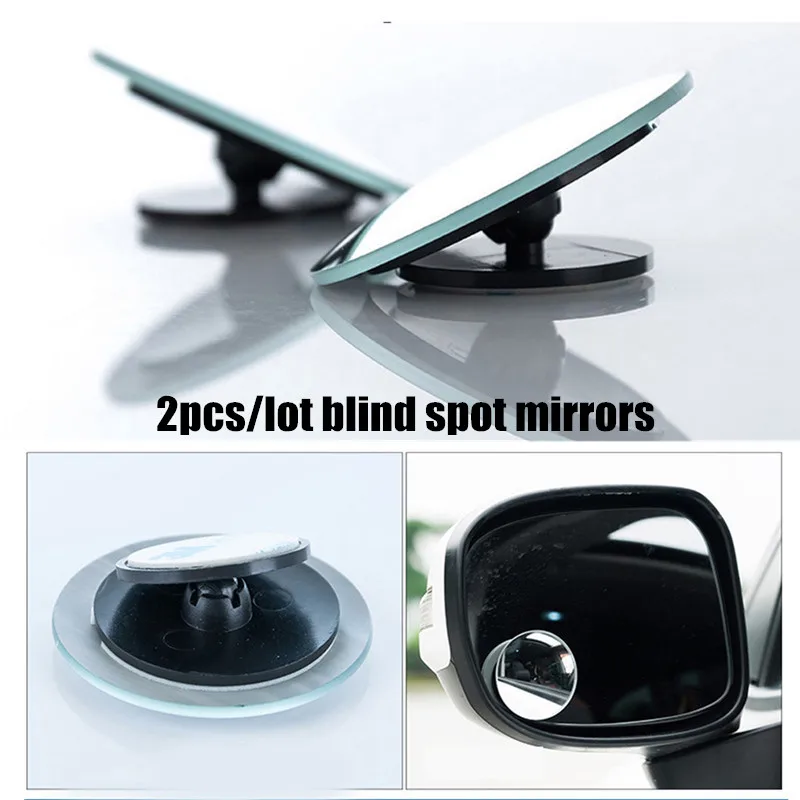 2pcs/lot 360 Degree Car Round Convex Mirror Wide Angle Blind Spot Mirror For Parking Rear View Mirror
2pcs/lot 360 Degree Car Round Convex Mirror Wide Angle Blind Spot Mirror For Parking Rear View Mirror