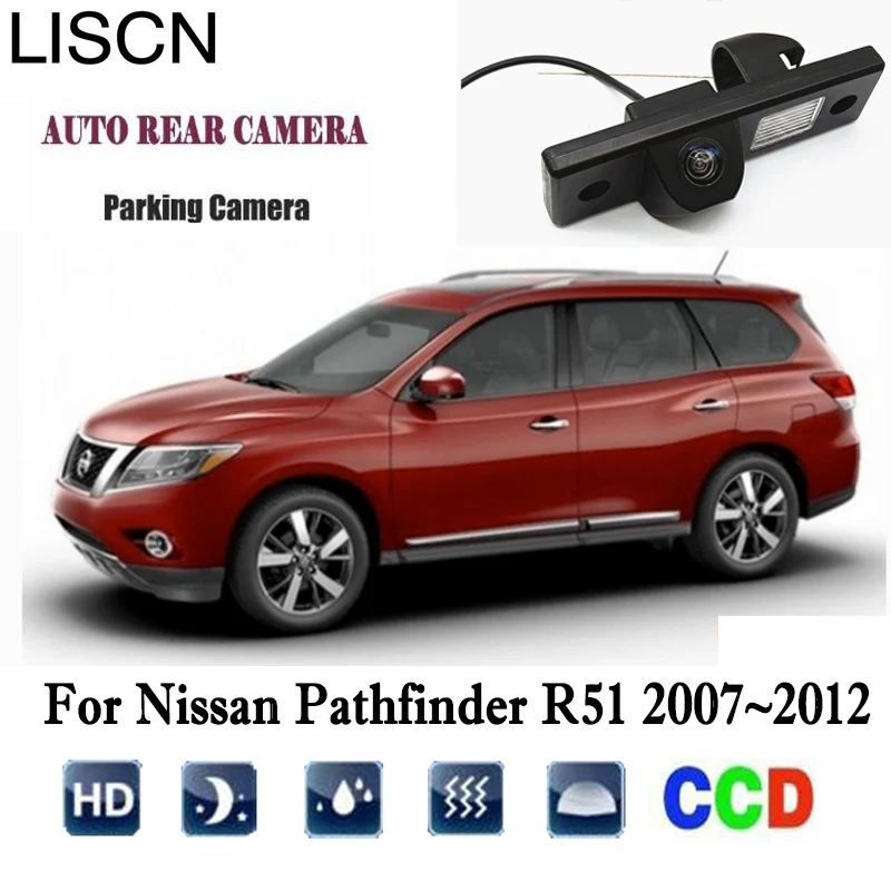 Автомобильная камера заднего вида для Nissan Pathfinder R51 2007 ~ 2012/камера ночного