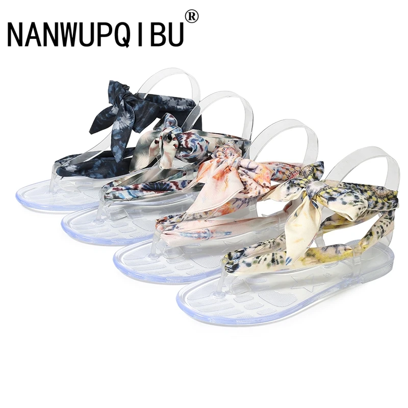 Sandals WomenTransparent Bottom Women Sandals Silk Satin Strap Shoes Women Holiday Beach Beach Women's Shoes Flat Sandals
Sandals WomenTransparent Bottom Women Sandals Silk Satin Strap Shoes Women Holiday Beach Beach Women's Shoes Flat Sandals