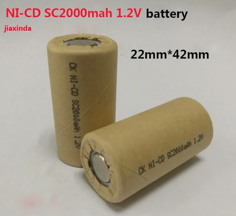 Jiaxinda новая SC2000mAh 1,2 V 2000mah NI-CD батарея SC2000mAh1.2V перезаряжаемые батареи 10 шт./лот
Jiaxinda новая SC2000mAh 1,2 V 2000mah NI-CD батарея SC2000mAh1.2V перезаряжаемые батареи 10 шт./лот