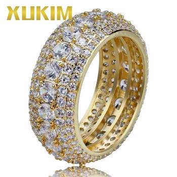 Xukim Jewelry Gold Silver Color Round 10mm Hip Hop Men's Rings Iced Out AAA Cubic Zirconia Jewelry Gifts Party
Xukim Jewelry Gold Silver Color Round 10mm Hip Hop Men's Rings Iced Out AAA Cubic Zirconia Jewelry Gifts Party