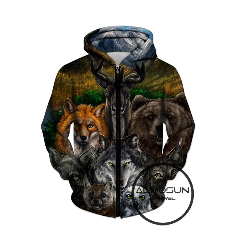 ALMOSUN пуловер с объемным рисунком животных и надписями Спасите дикую природу