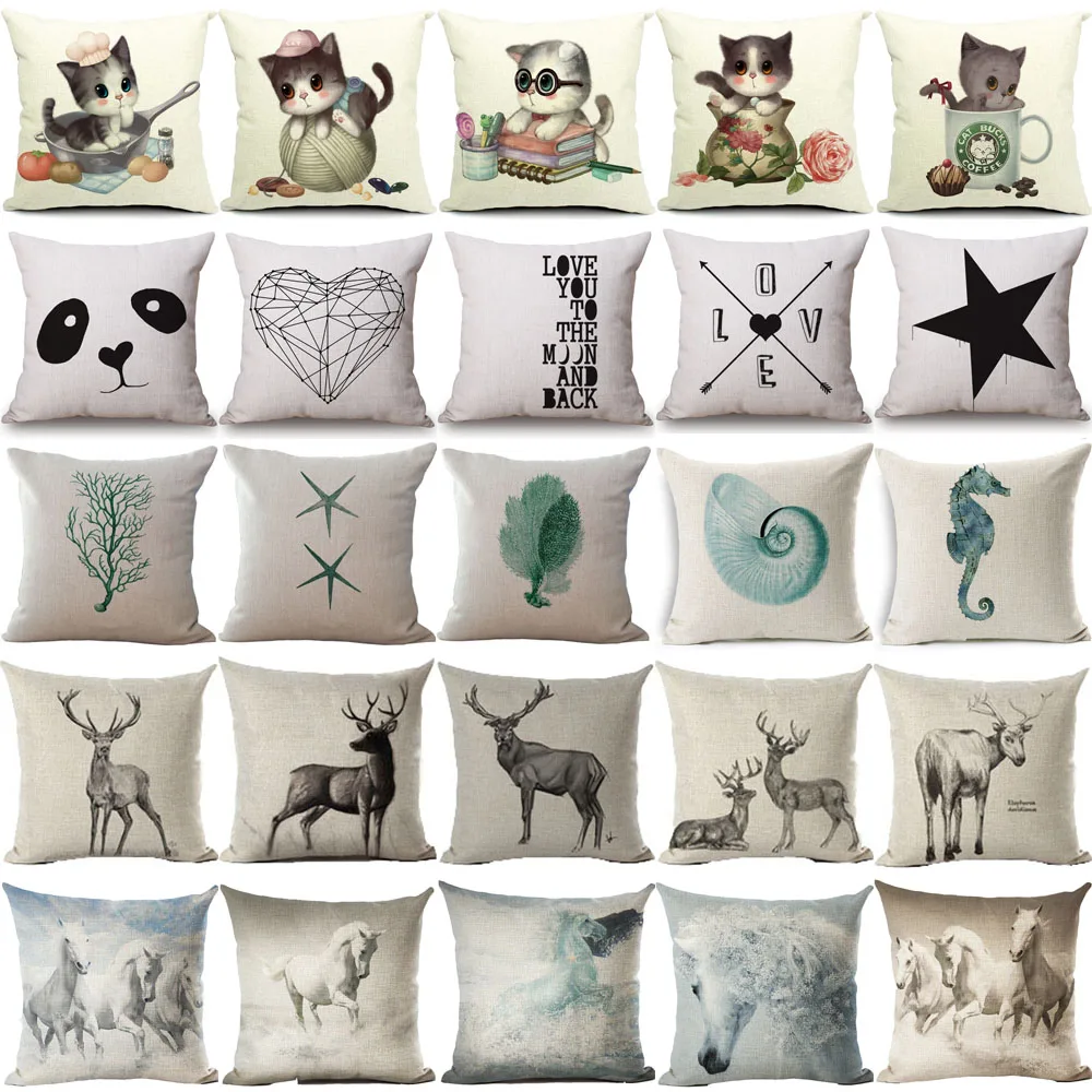 Cushion Cover Hodgepodge Originality Cat Geometric Cushion Ocean Sea Conch Hippocampus Horse Home Decorative Throw Pillow Cover
Cushion Cover Hodgepodge Originality Cat Geometric Cushion Ocean Sea Conch Hippocampus Horse Home Decorative Throw Pillow Cover