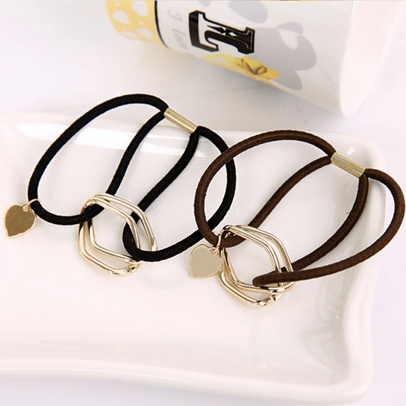 1PC Cute Simple Heart Shape Hairband Punk Style Elastic Hair Rubber Bands Scrunchy Metal Headwear Jewelry Rings For Women
1PC Cute Simple Heart Shape Hairband Punk Style Elastic Hair Rubber Bands Scrunchy Metal Headwear Jewelry Rings For Women