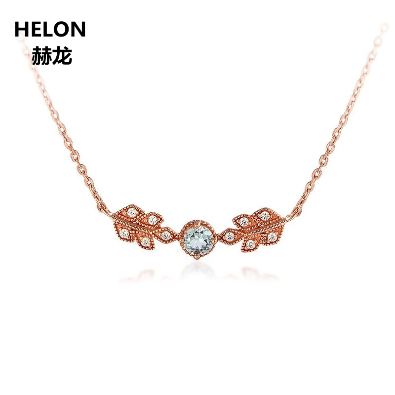 Natural Diamonds Natural Aquamarine Pendant Necklace Solid 18k Rose Gold Women Vintage Pendant Fine Jewelry
Natural Diamonds Natural Aquamarine Pendant Necklace Solid 18k Rose Gold Women Vintage Pendant Fine Jewelry