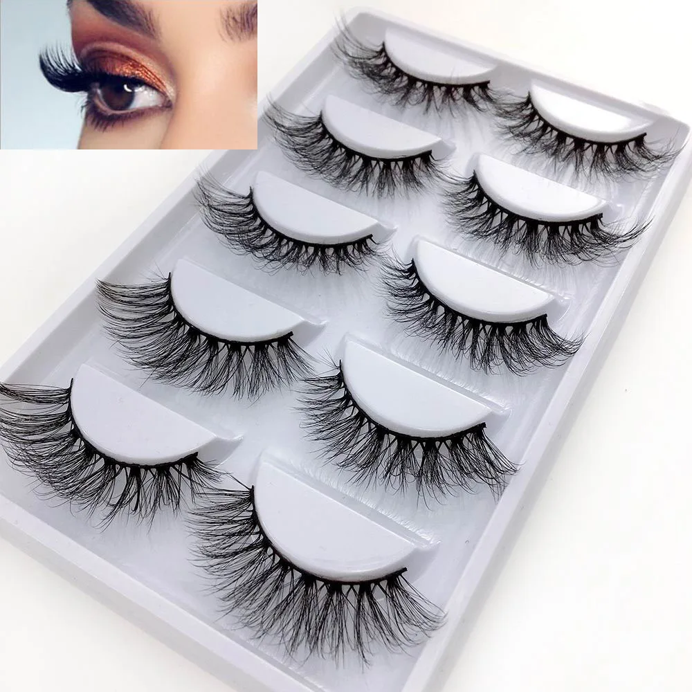 NEW 5 Pairs/Pack Real 3D Mink Fake Eyelashes False Eyelashes Mink Lashes Soft Natural Eyelash Extension Lashes Makeup Cilios
NEW 5 Pairs/Pack Real 3D Mink Fake Eyelashes False Eyelashes Mink Lashes Soft Natural Eyelash Extension Lashes Makeup Cilios