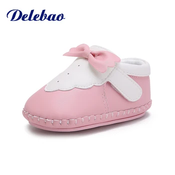 Delebao 2018 Autumn New Design Baby Shoes Soft Sole Pu Material Hook & Loop Toddler Shoes Unique Butterfly-knot First Walkers
Delebao 2018 Autumn New Design Baby Shoes Soft Sole Pu Material Hook & Loop Toddler Shoes Unique Butterfly-knot First Walkers